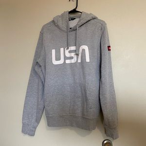 North Face mens USA hoodie